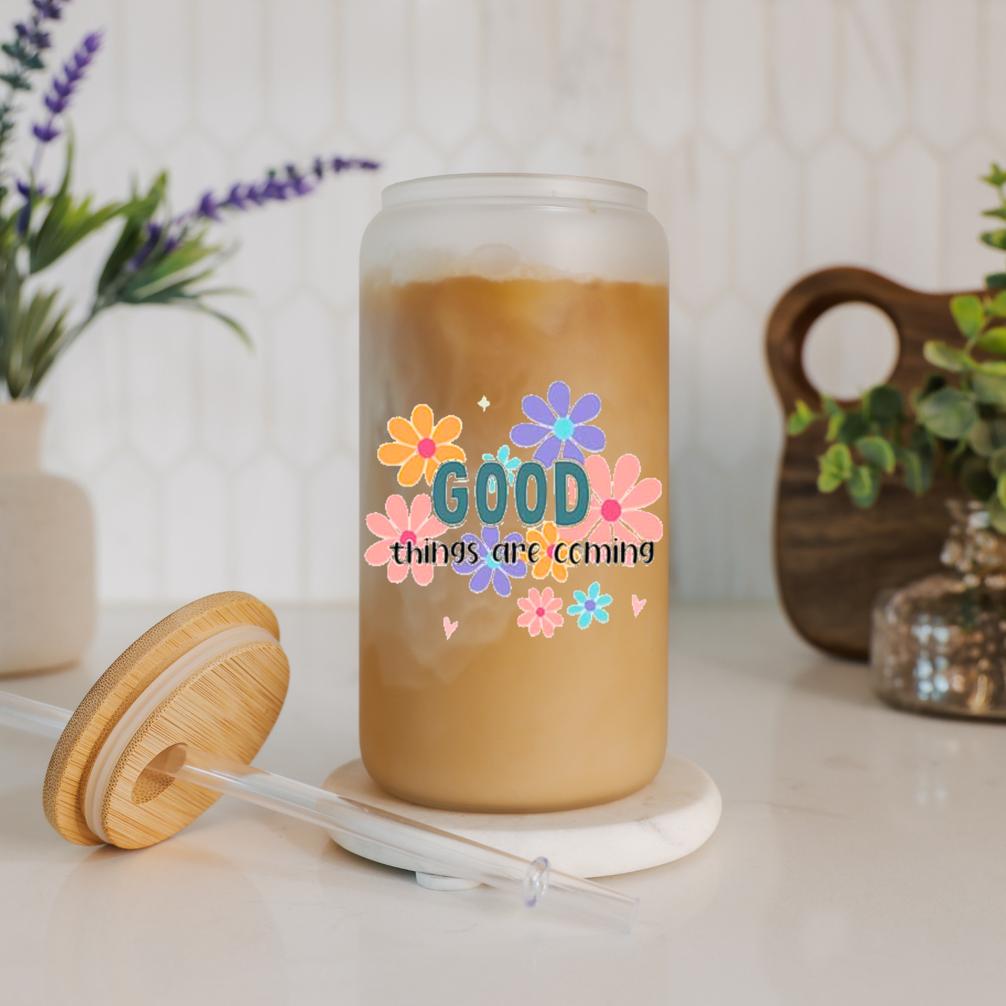 Good Things Are Coming | Motivational Cup | Positive Affirmations | Libbey Glass Cup