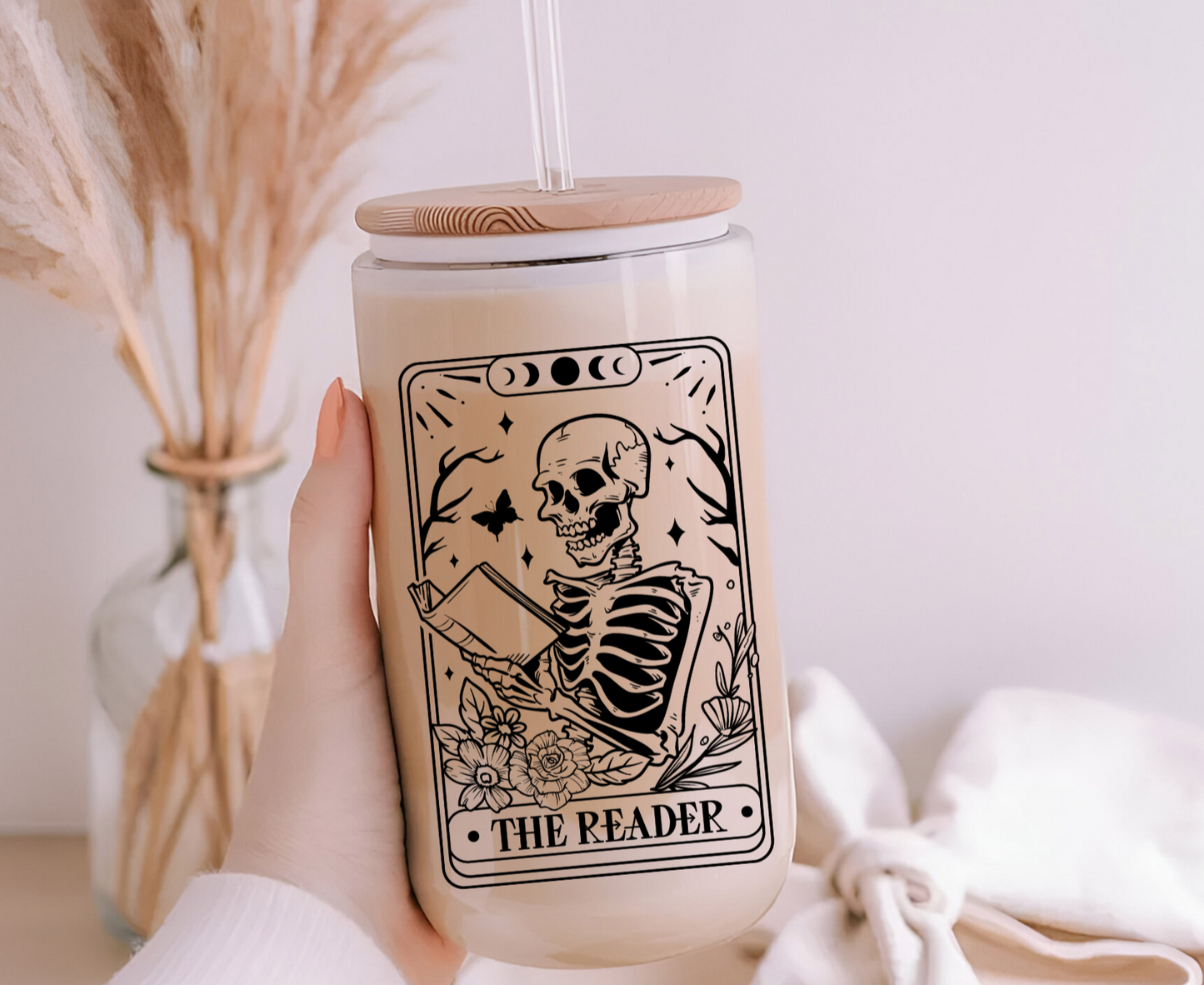 Tarot Card | The Reader | Libbey Glass Cup