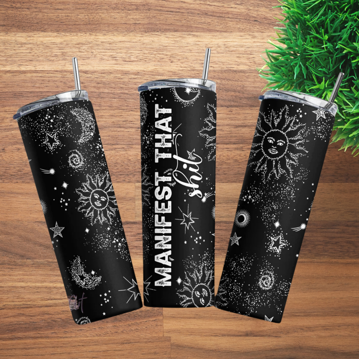 Manifest | Zodiac | Full Design Skinny Tumbler
