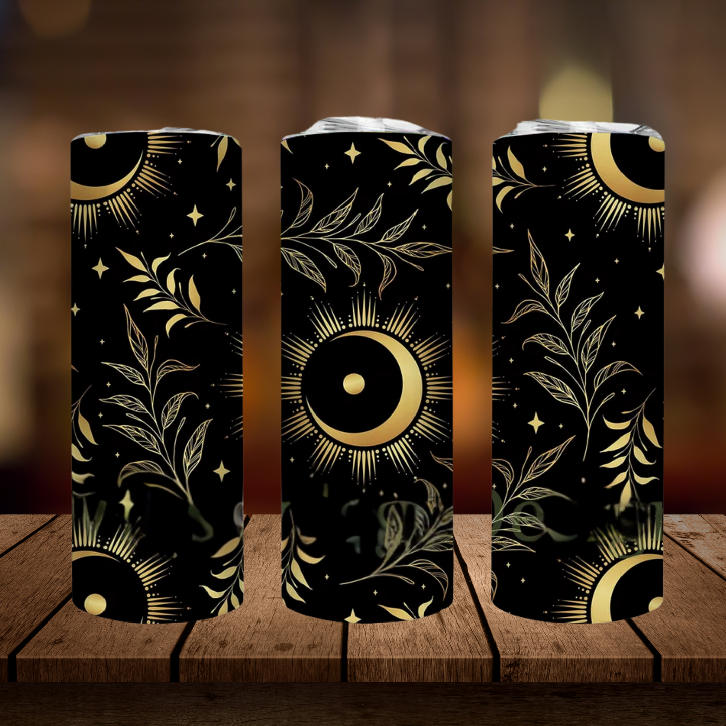 Celestial Moon | Full Design Skinny Tumbler
