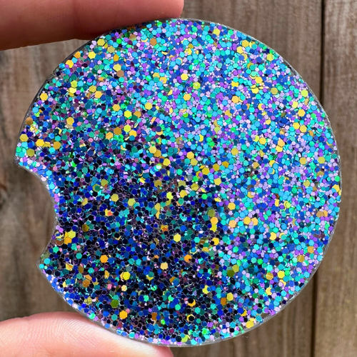 Glitter Car Coasters