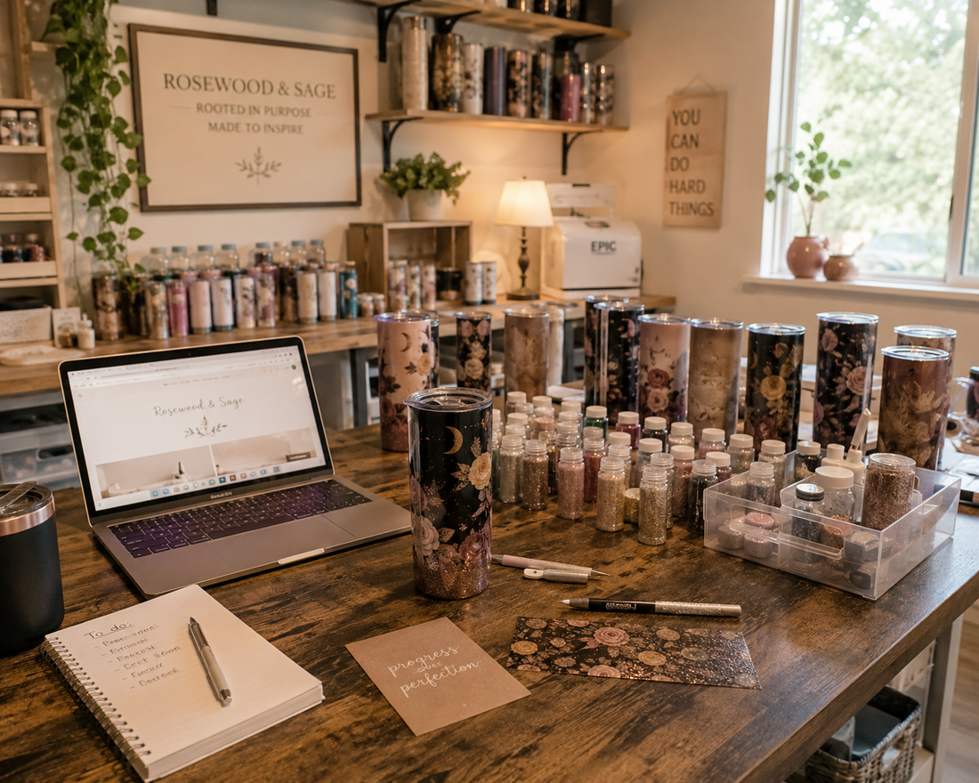 Inside the Rosewood & Sage Craft Room