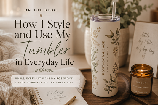 How I Style and Use My Tumbler in Everyday Life