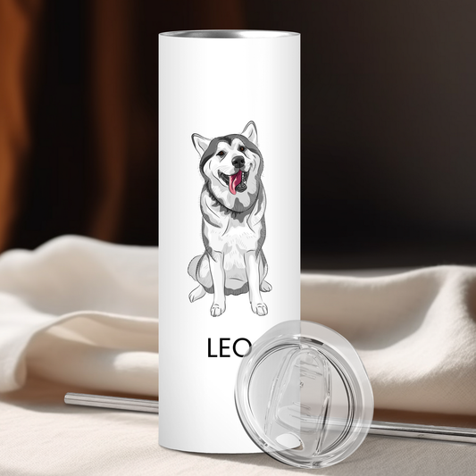 Introducing Our New Pet Portrait Tumblers: Celebrate Your Furry Friend in Style!