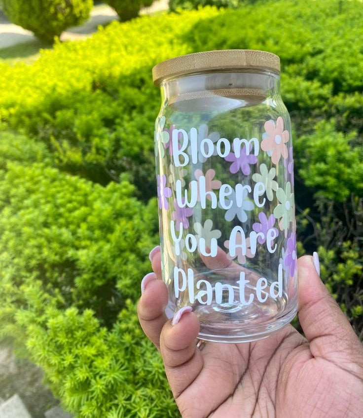Motivational Glass Cups