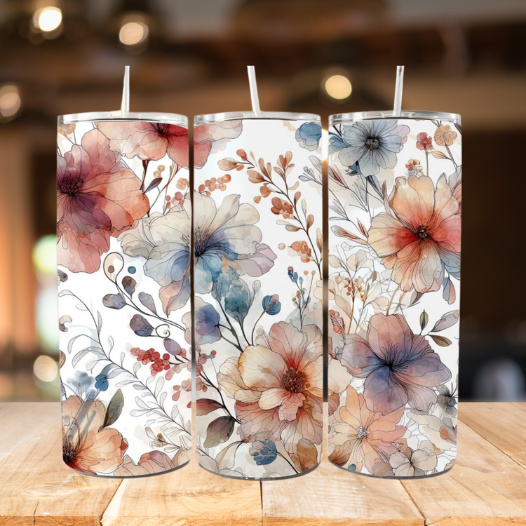 Floral Tumbler Designs
