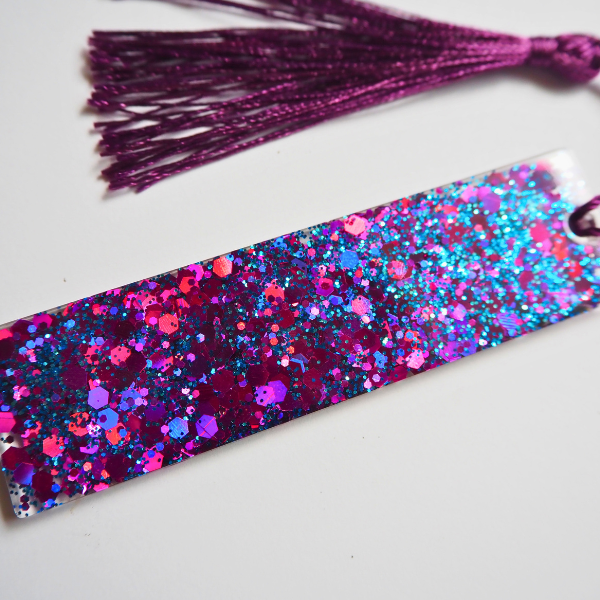 Glitter Bookmark | Premade Bookmark