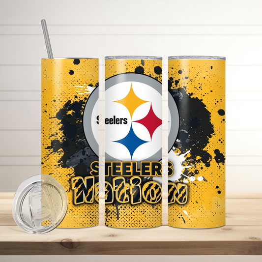 Pittsburgh Steelers | Football Inspired Tumbler