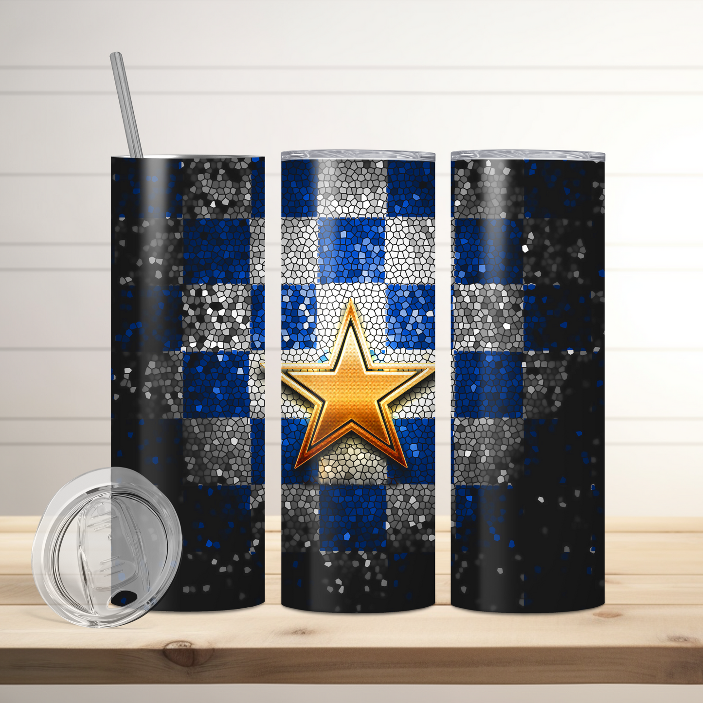 Dallas Cowboys Football Inspired Tumbler