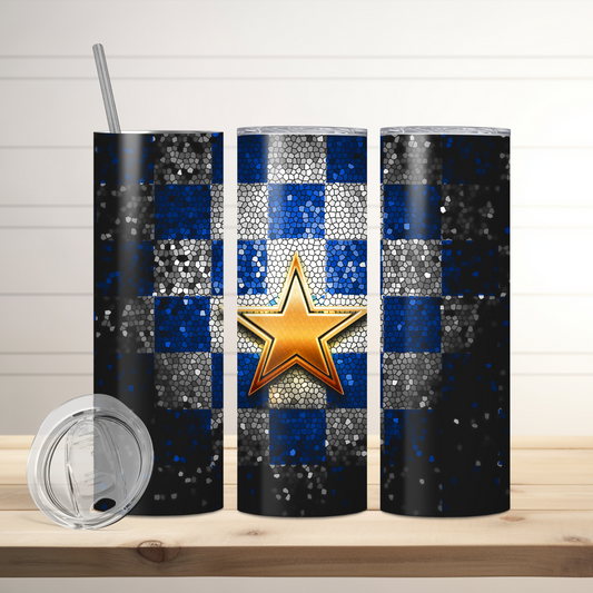 Dallas Cowboys Football Inspired Tumbler