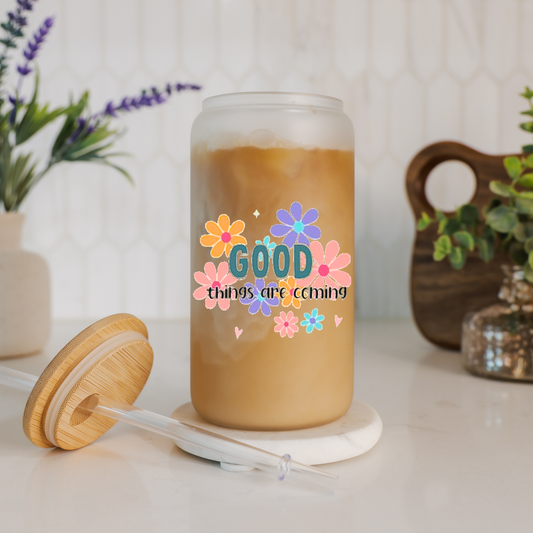 Good Things Are Coming | Motivational Cup | Positive Affirmations | Libbey Glass Cup