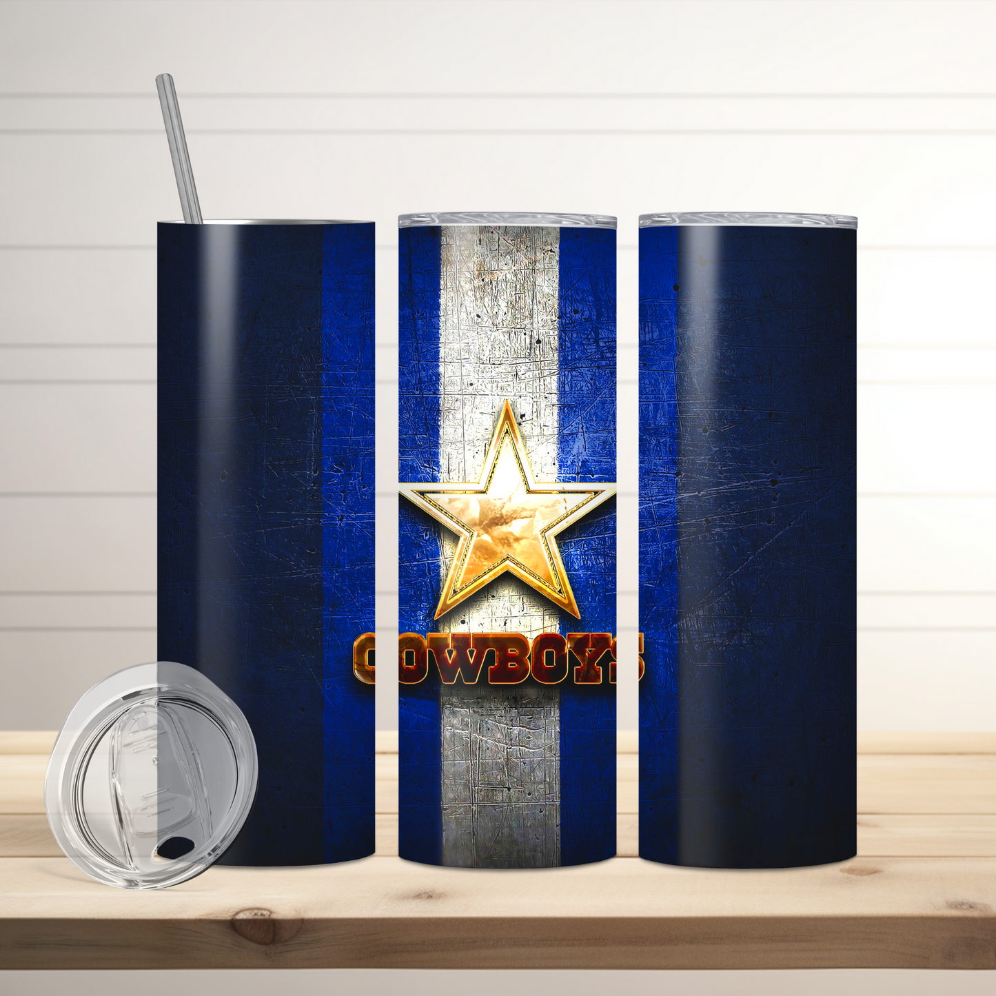 Dallas Cowboys Football Inspired Tumbler