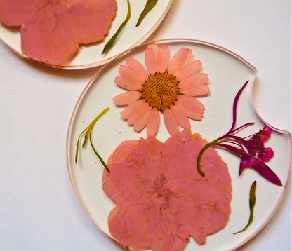 Floral Car Coasters
