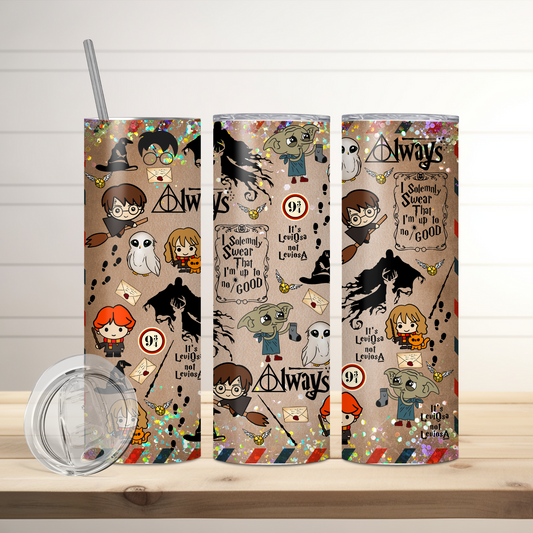 Harry Potter Characters Tumbler | Full Design Skinny Tumbler