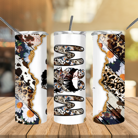 Mom Gift Tumbler | Full Design Skinny Tumbler