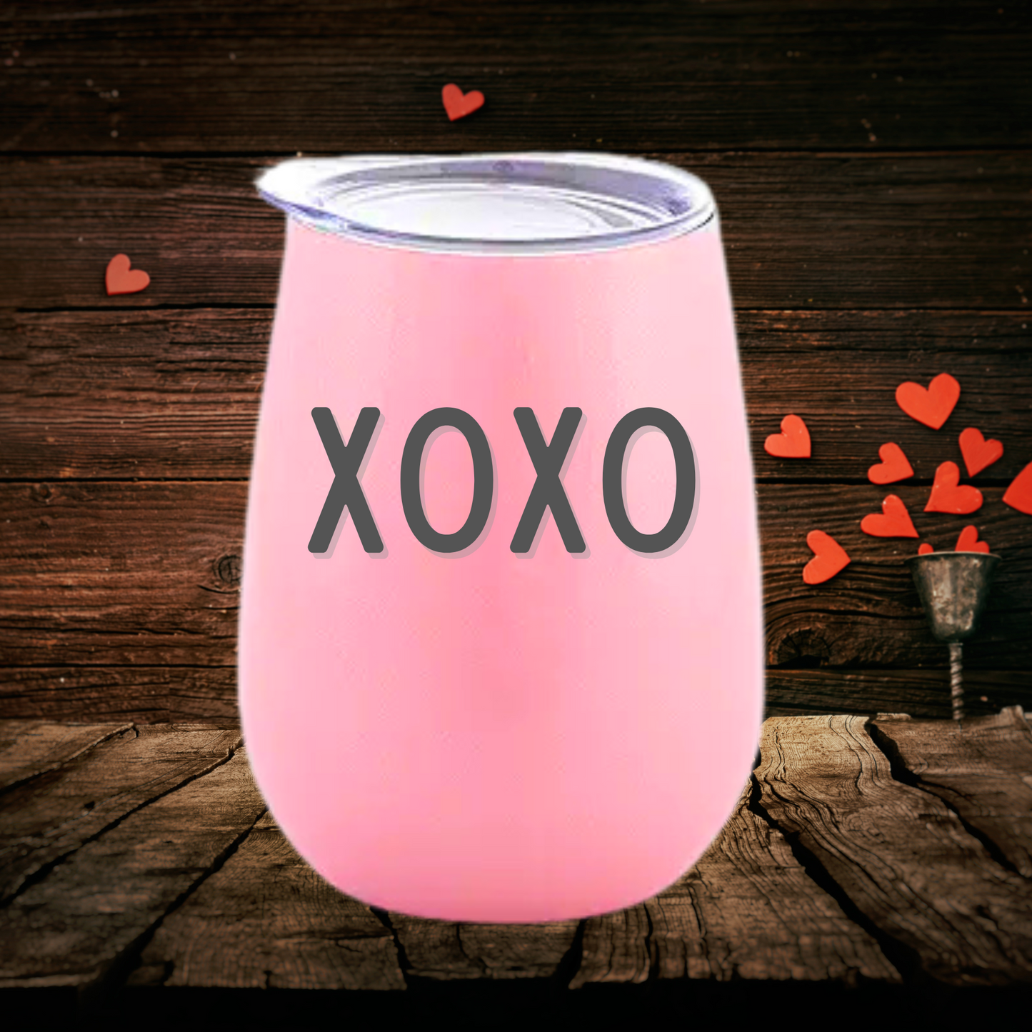 XOXO Love Tumbler | Simple & Sweet Valentine's Day Tumbler | 12oz to 30oz Sizes Available