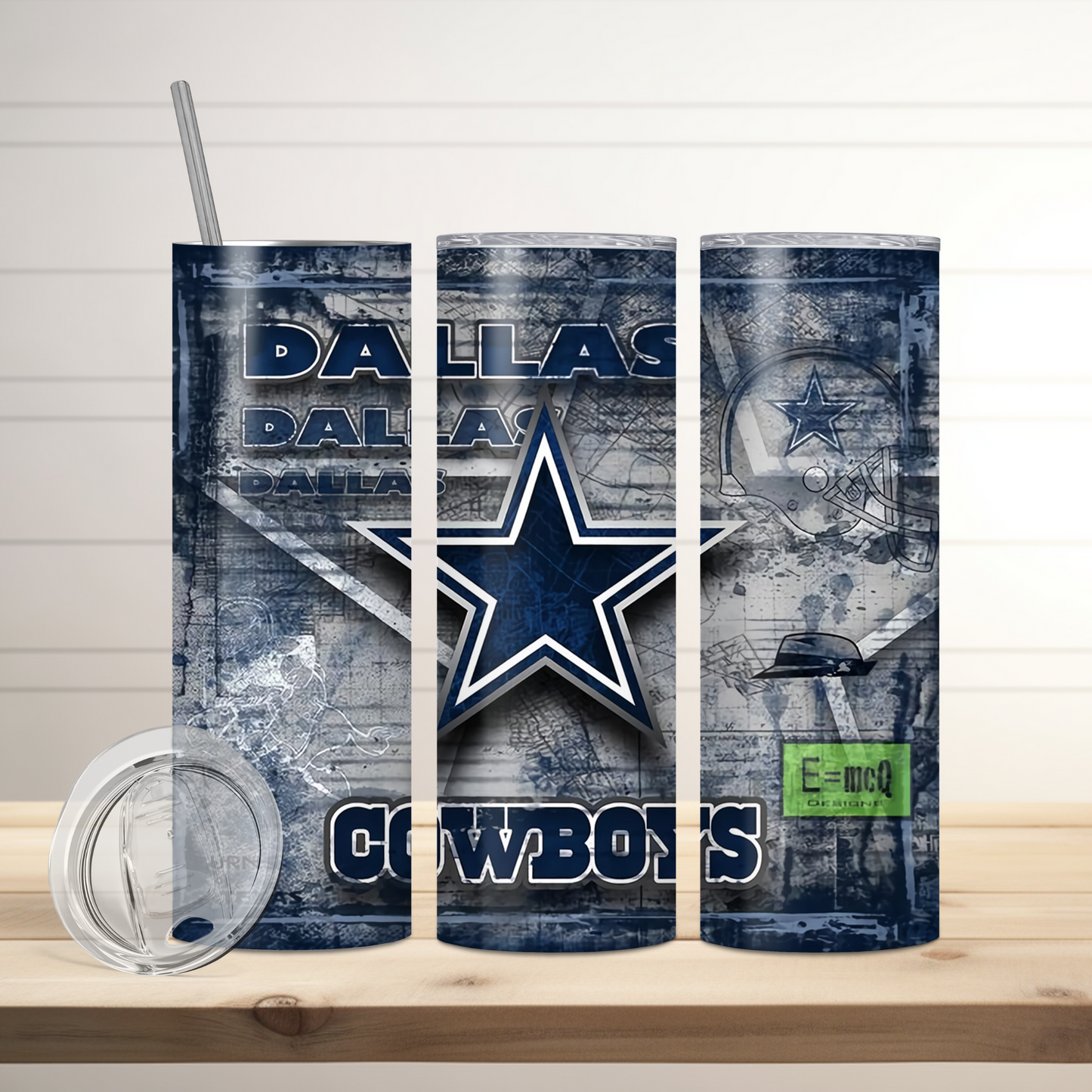 Dallas Cowboys Football Inspired Tumbler