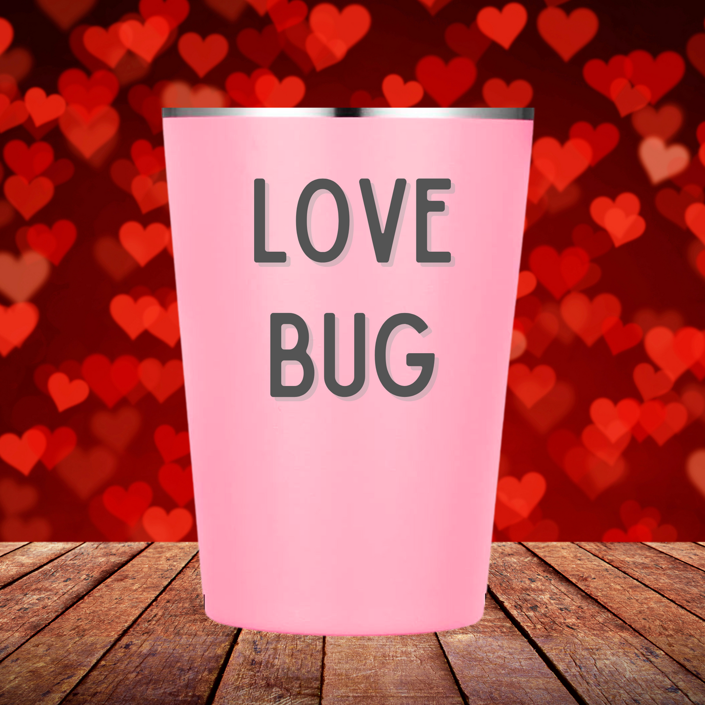 Love Bug Tumbler | Cute & Classic Valentine's Day Gift | Multiple Size Options