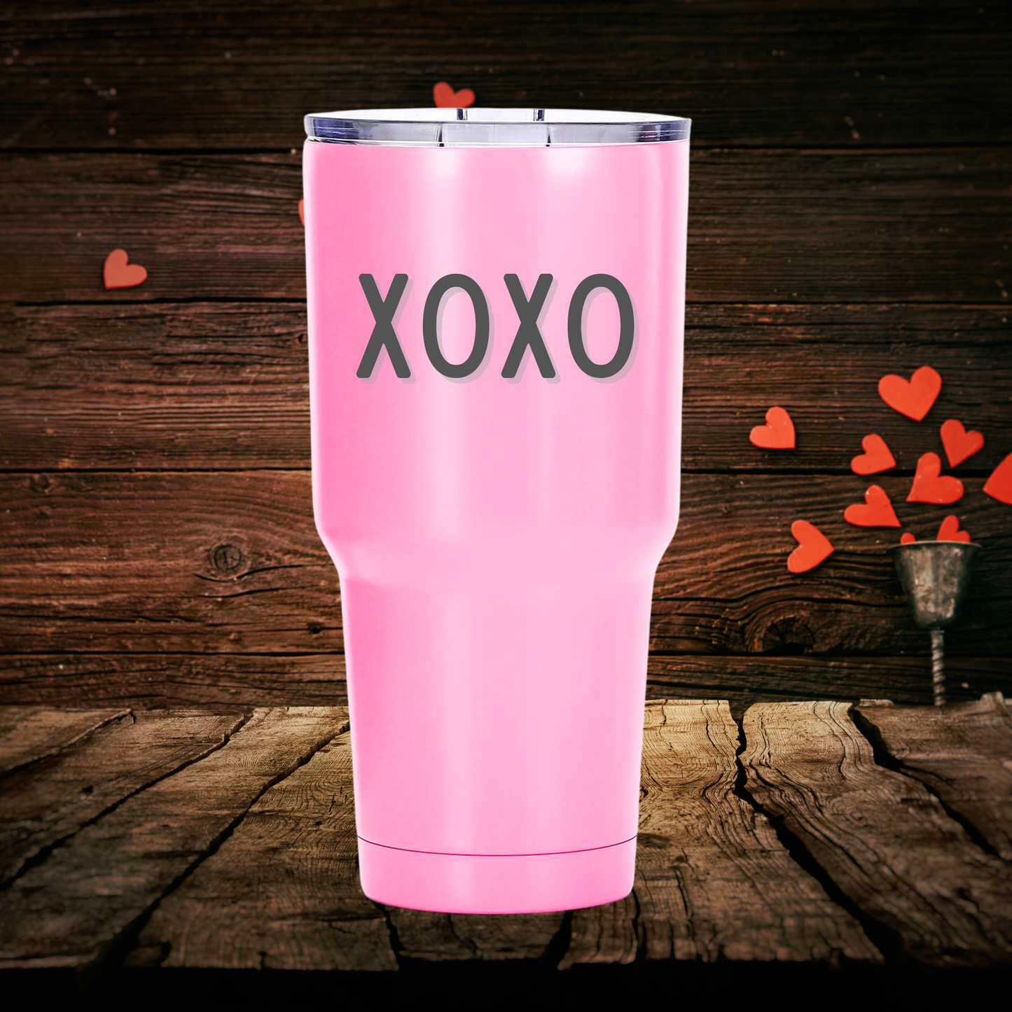 XOXO Love Tumbler | Simple & Sweet Valentine's Day Tumbler | 12oz to 30oz Sizes Available