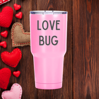Love Bug Tumbler | Cute & Classic Valentine's Day Gift | Multiple Size Options