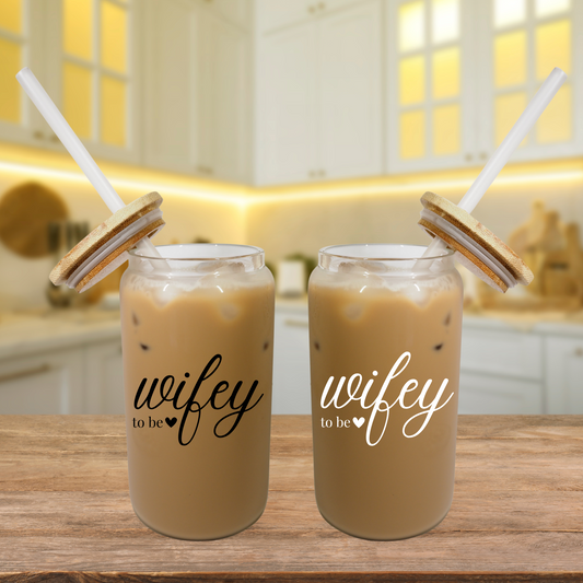 Wifey To Be | Engaged | Libbey Glass Cup