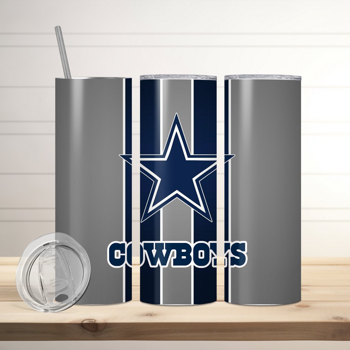 Dallas Cowboys Football Inspired Tumbler