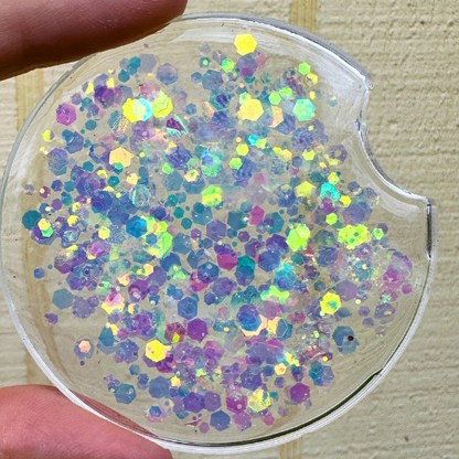 Glitter Car Coasters