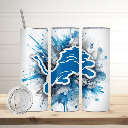 Detroit Lions | Football Inspired Tumbler