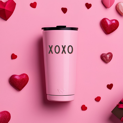 XOXO Love Tumbler | Simple & Sweet Valentine's Day Tumbler | 12oz to 30oz Sizes Available