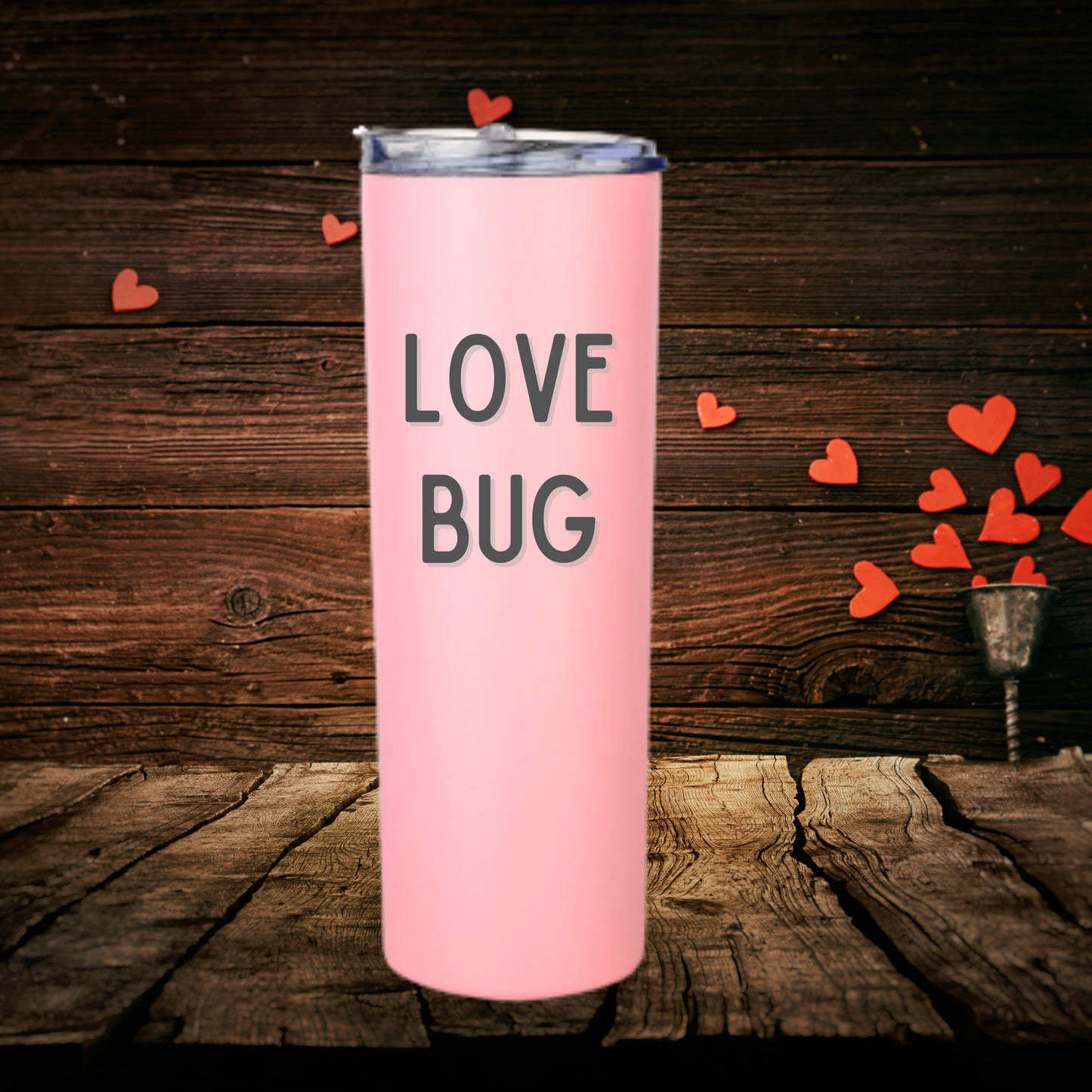 Love Bug Tumbler | Cute & Classic Valentine's Day Gift | Multiple Size Options