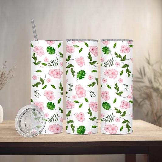 Spring Floral | 20oz Skinny | Full Design Skinny Tumbler | 2025 Spring Collection