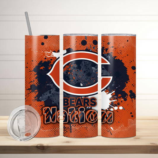 Chicago Bears | Football Inspired Tumbler