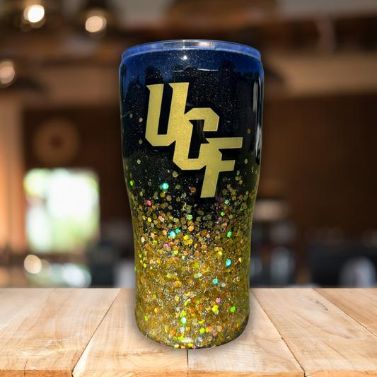 UCF Glitter Tumbler | Premade Tumbler