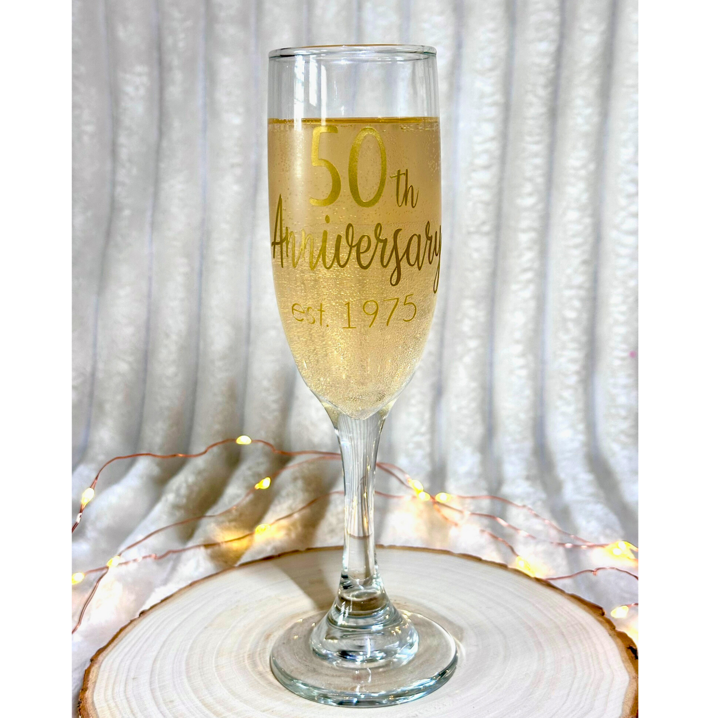 Personalized Champagne Glass
