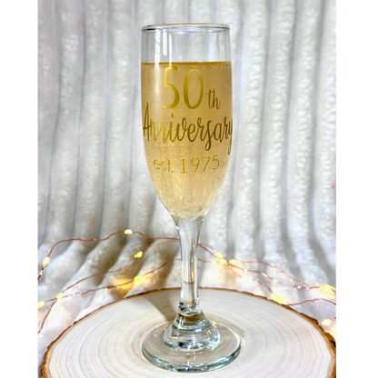 Personalized Champagne Glass