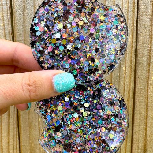 Glitter Car Coasters