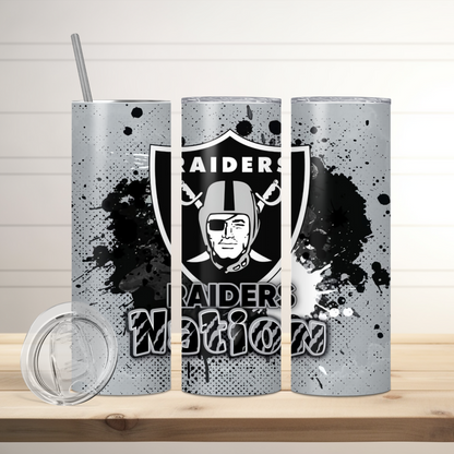 Oakland Raiders | Football Inspired Tumbler