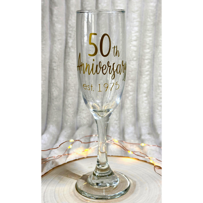 Personalized Champagne Glass