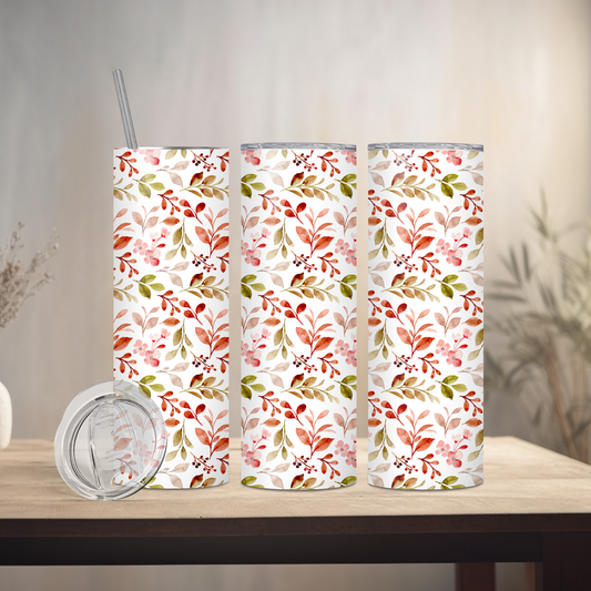 Spring Floral | 20oz Skinny | Full Design Skinny Tumbler | 2025 Spring Collection