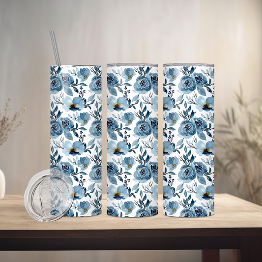 Spring Floral | 20oz Skinny | Full Design Skinny Tumbler | 2025 Spring Collection