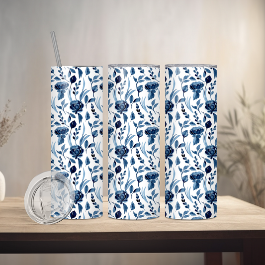 Spring Floral | 20oz Skinny | Full Design Skinny Tumbler | 2025 Spring Collection