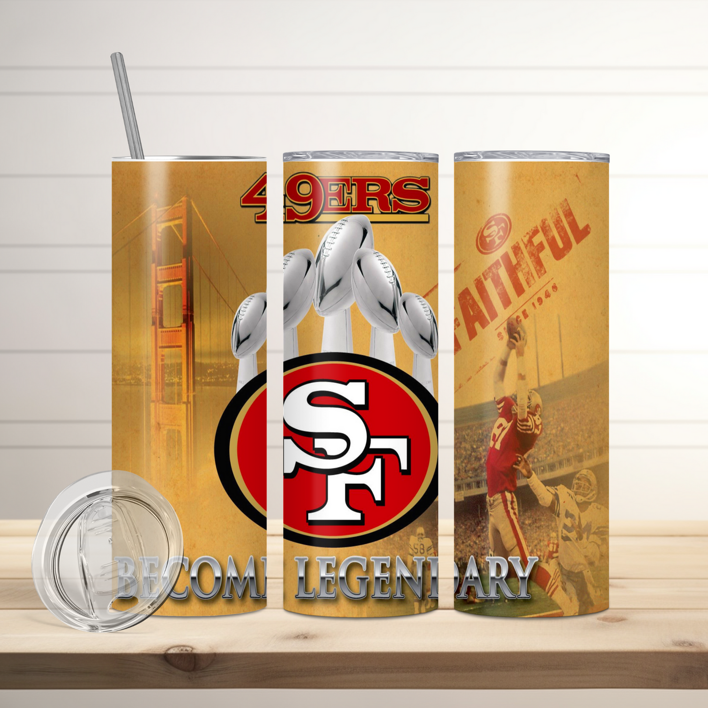 San Francisco 49ers | Football Inspired Tumbler