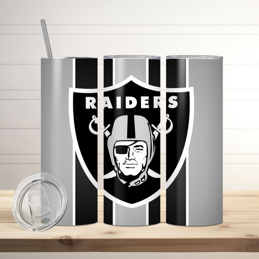 Oakland Raiders | Football Inspired Tumbler