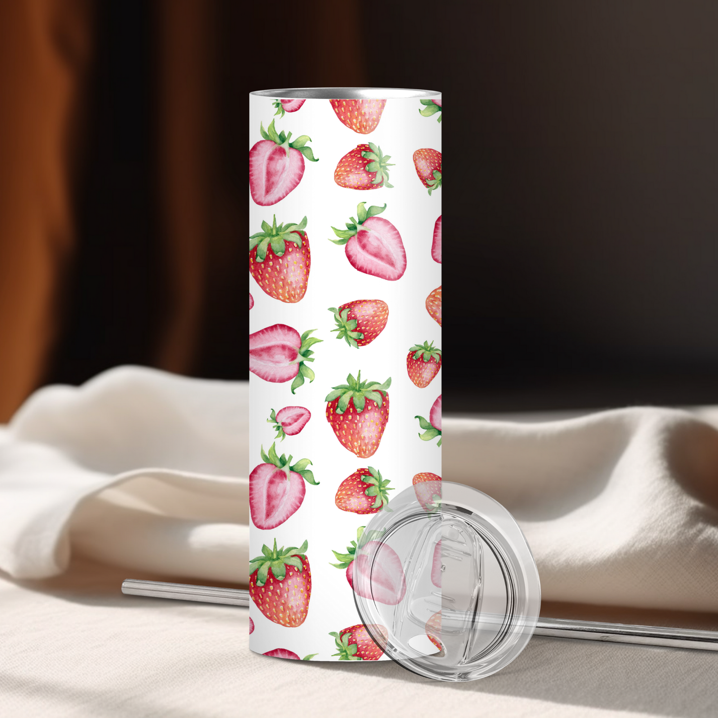 Watercolor Strawberries
