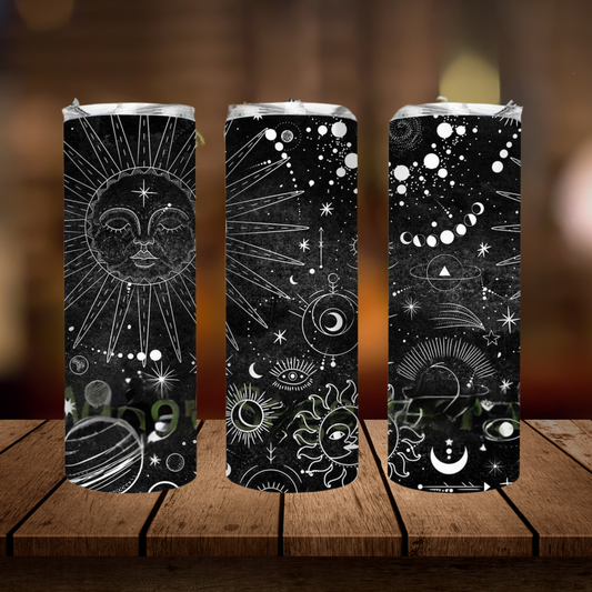 Celestial Zodiac | Full Design Skinny Tumbler