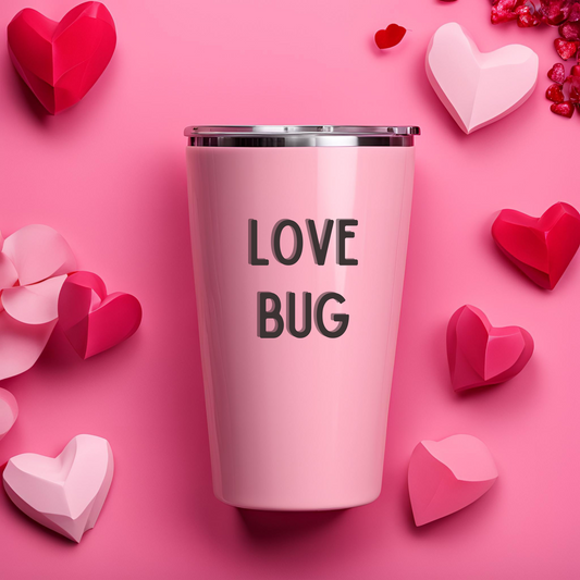 Love Bug Tumbler | Cute & Classic Valentine's Day Gift | Multiple Size Options