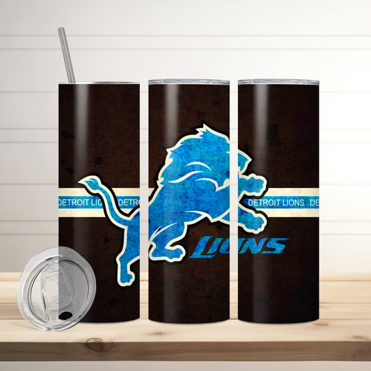 Detroit Lions | Football Inspired Tumbler