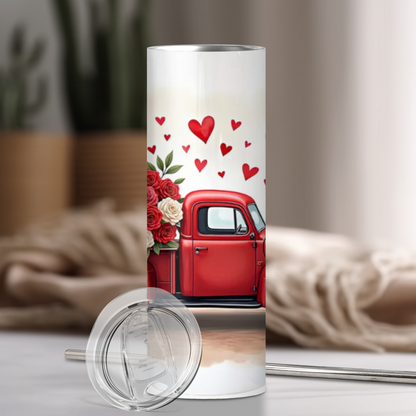 Bundles of Love | 20oz Skinny Tumbler | Valentine's Day Gift | Full Design Skinny Tumbler