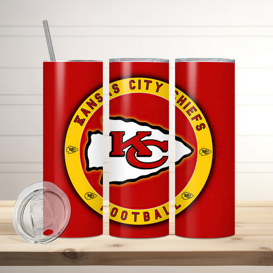 Kansas City Chiefs | Football Inspired Tumbler