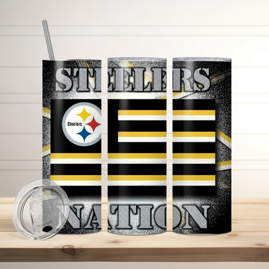 Pittsburgh Steelers | Football Inspired Tumbler